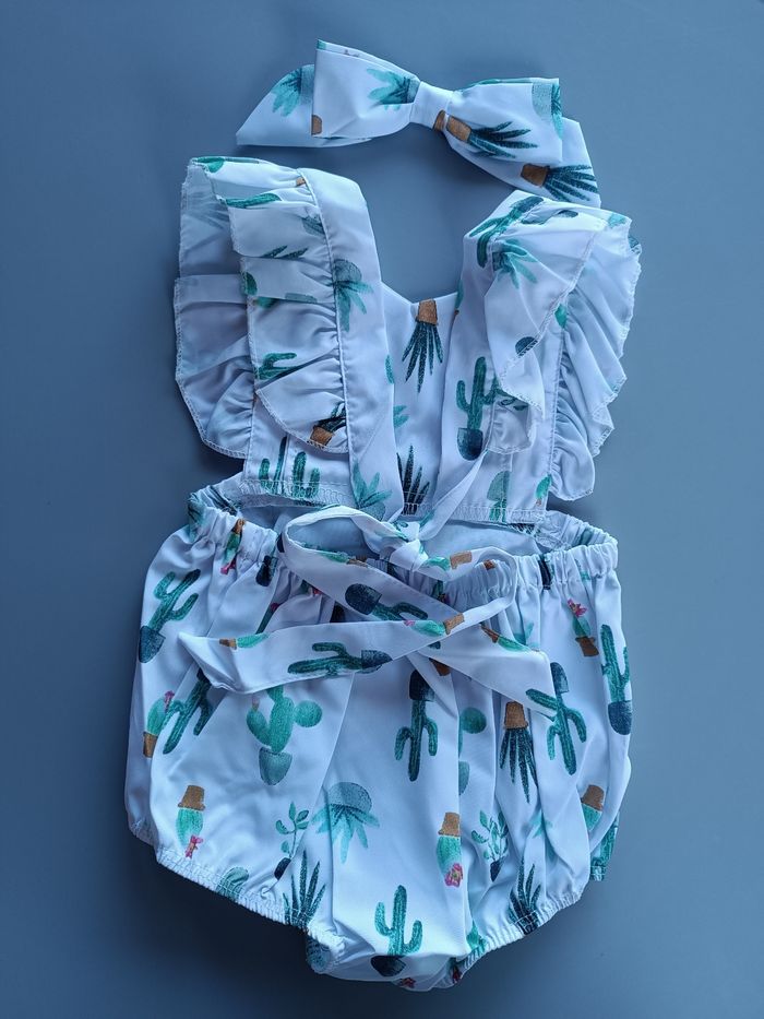 Ensemble été barboteuse bébé 12/18mois - photo numéro 2