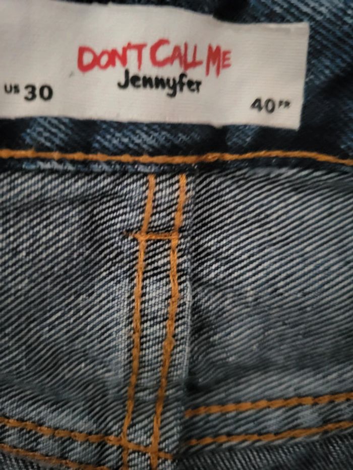 Jupe en jean t 40 - photo numéro 4