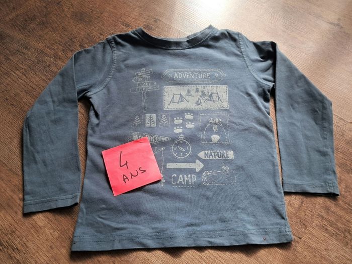 Tshirt manches longues 4 ans