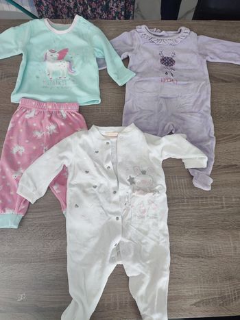 Lot pyjamas fille 6 mois