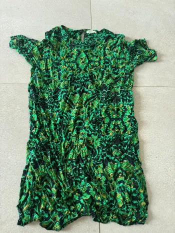 Robe verte et noire H&M, taille 40, très bon état