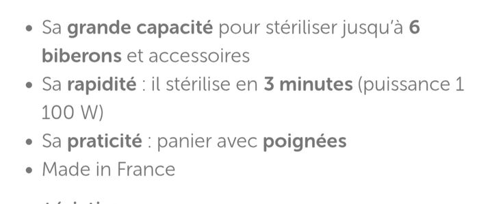 Stérilisateur biberons 3 en 1 Badabulle - photo numéro 6