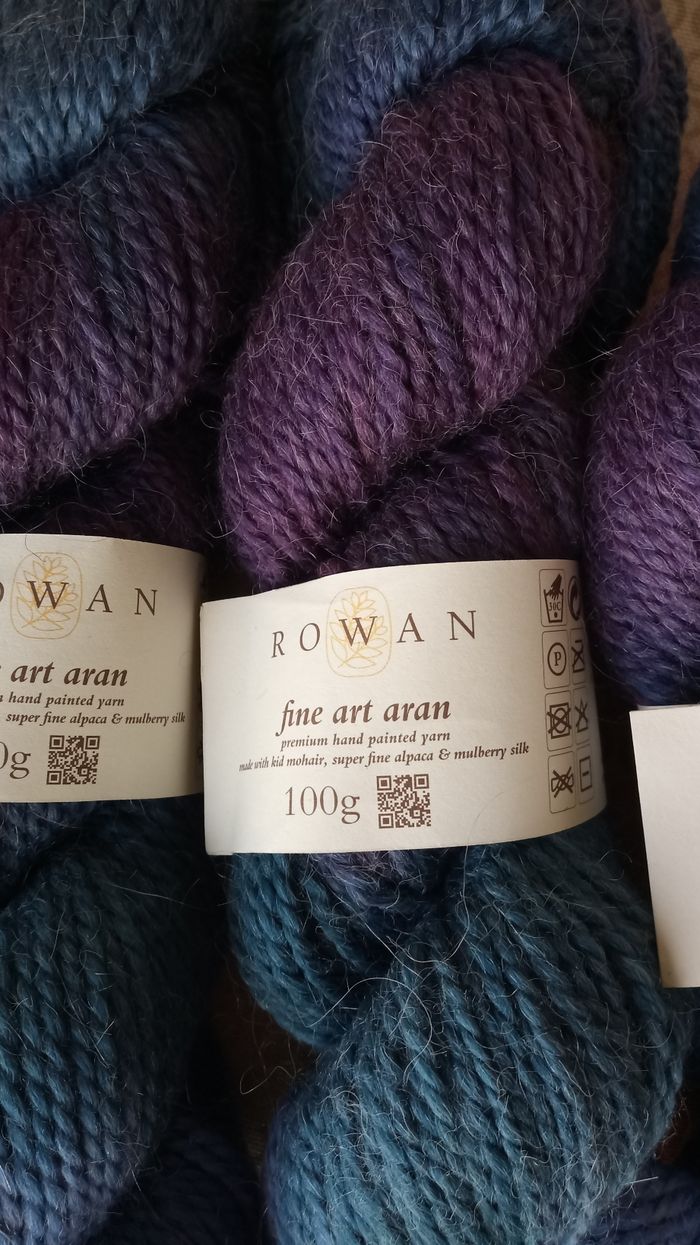 5 Rowan Fine Art Aran - merino mohair alpaga et soie - photo numéro 2