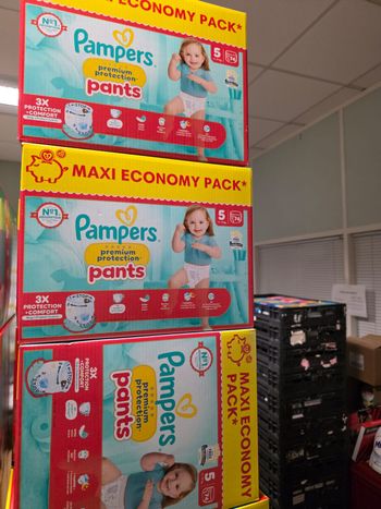 3 cartons pampers premium protection pants T5