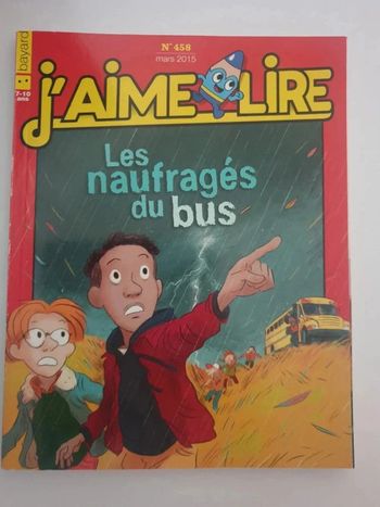 A l'unité ou en lot : Livre J'aime Lire n°458 - les naufragés du bus