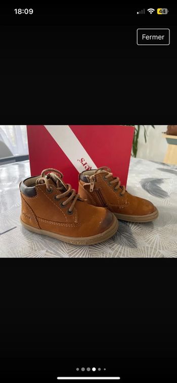 Kickers camel/marron