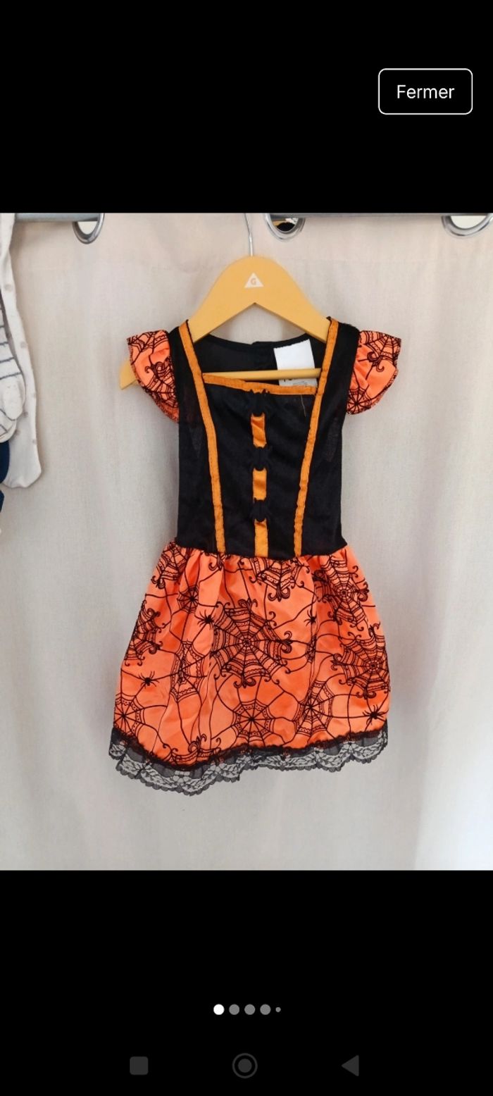 Déguisement sorcière rubies 2 ans