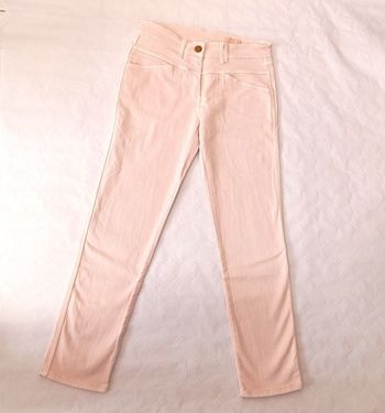 Closed pantalón en jean couleur rose clair pour femme. Taille S/36