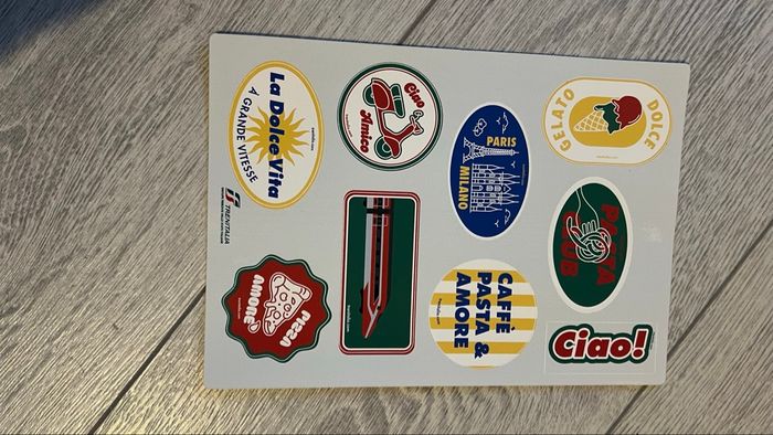 Stickers de la compagnie ferroviaire de Trenitalia