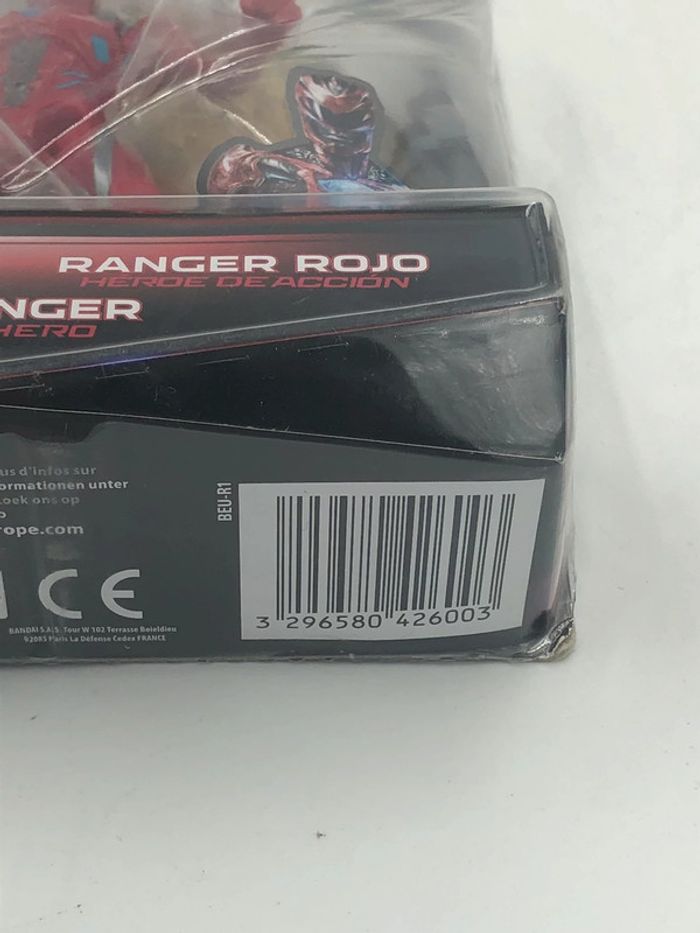 Figurine Power rangers rouge bandai neuf - photo numéro 3