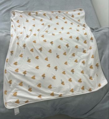 Plaide  en velour  love bébé 