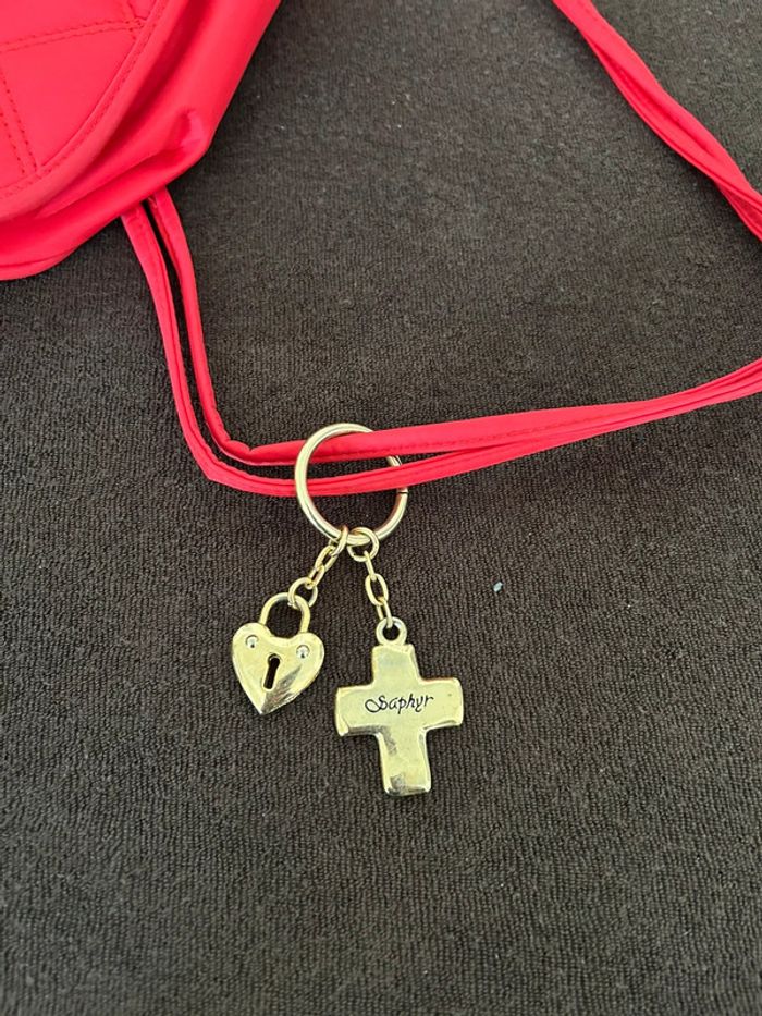 Sac bandoulière rouge - photo numéro 6