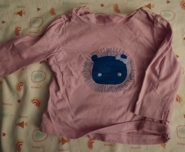 Lot  13 tee shirt manche longue 3 mois fille - photo numéro 6