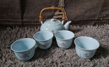 Service à thé Japonais porcelaine 5 pièces