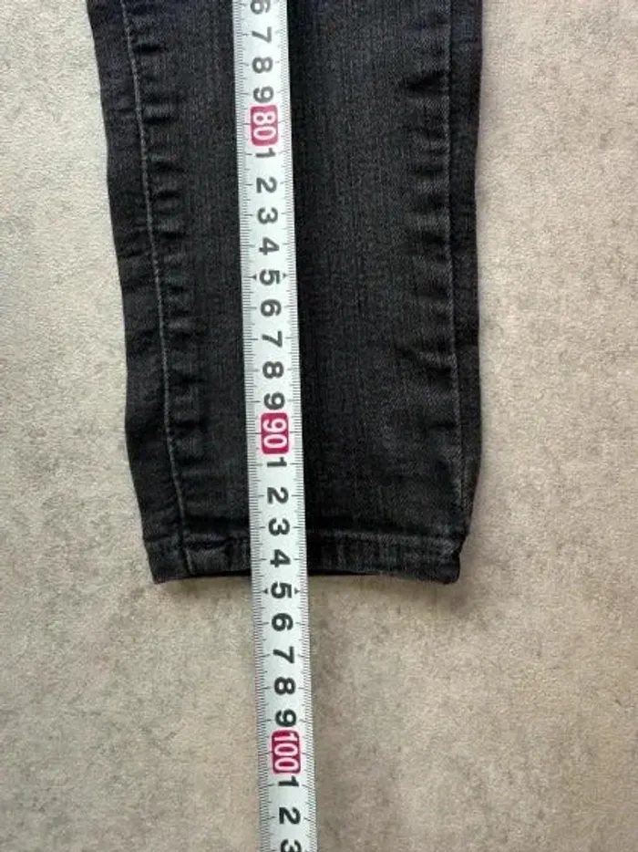 Jeans Levi's W26 FR36 L28 coupe skinny noir Femme Women pan576b - photo numéro 4