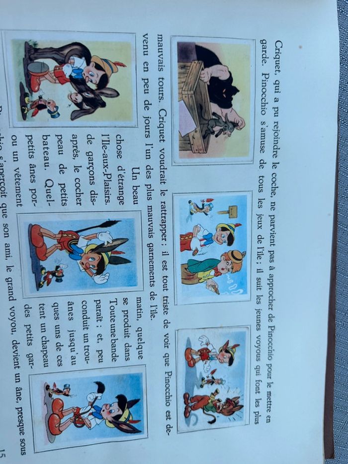 Album ancien complet vignettes images de Beukelaer Disney Pinocchio Gepetto stickers (Panini) - photo numéro 9
