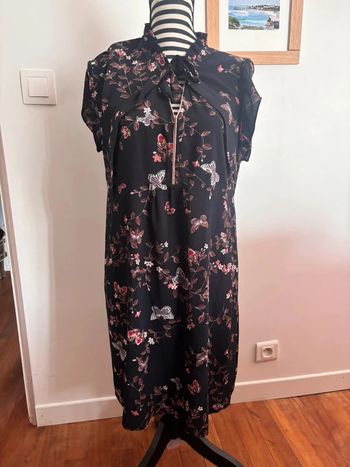 Robe papillons Ema Blues T2