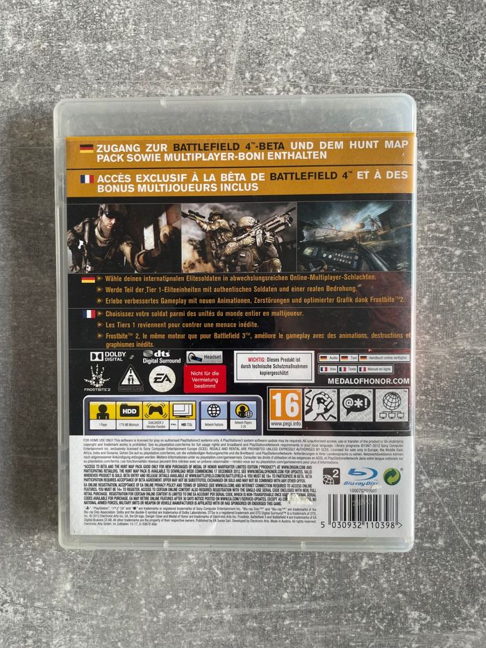 Jeu pour Sony PS3, Medal of honor warfighter limited edition en français. - photo numéro 3