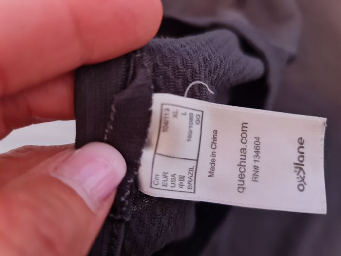 Tee-shirt Homme Quechua gris foncé Taille XL - photo numéro 3