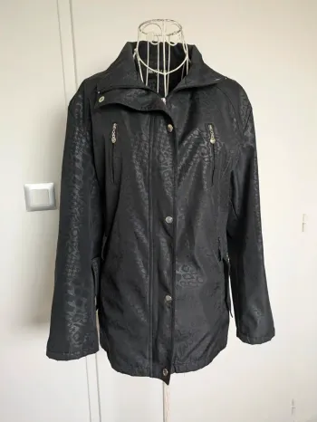 Veste imperméable demi-saison noire 42