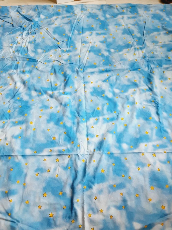 Linge de lit enfant une 1 personne parure de drap Housse de couette et Taie oreiller Espace fusée - photo numéro 9