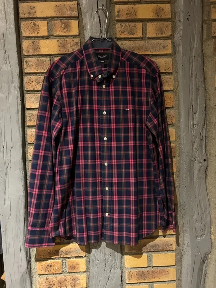 Chemise à carreaux homme, Eden Park taille L
