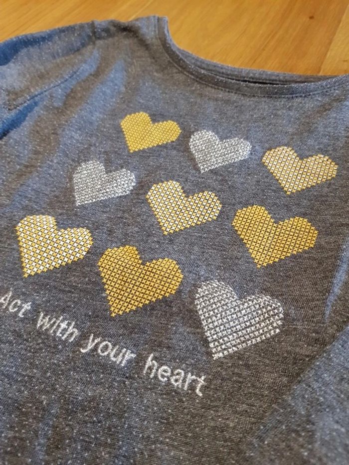 T-shirt manches longues fille 3 ans Okaidi - photo numéro 3