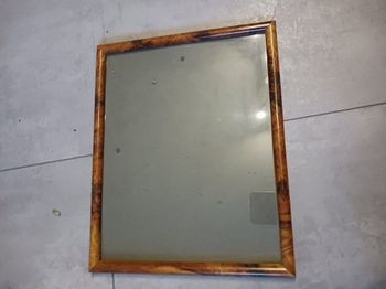 cadre en plastique marron 30 x 24 cm  Neuf