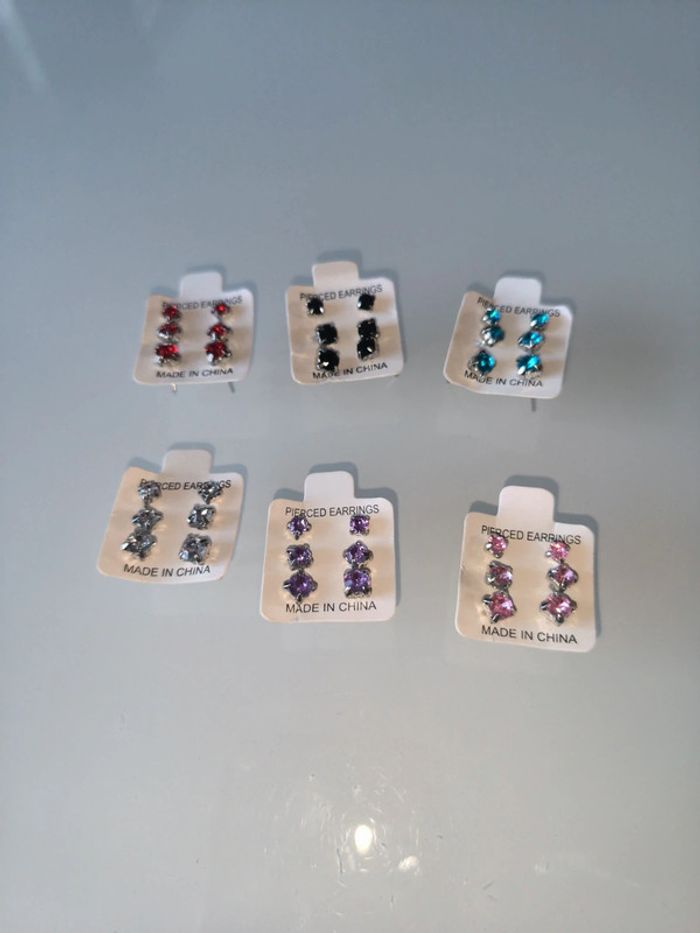 Ensemble 36 boucles d'oreilles - photo numéro 6