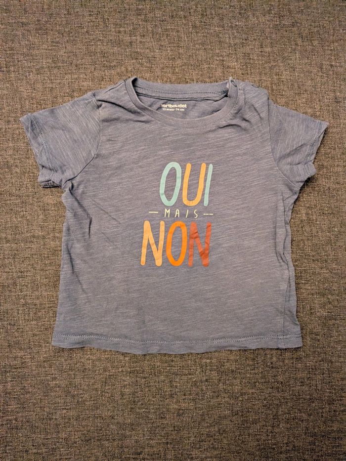 Lot de 6 T-Shirts manches courtes - 12 mois - Multi marques - Très bon état - photo numéro 4