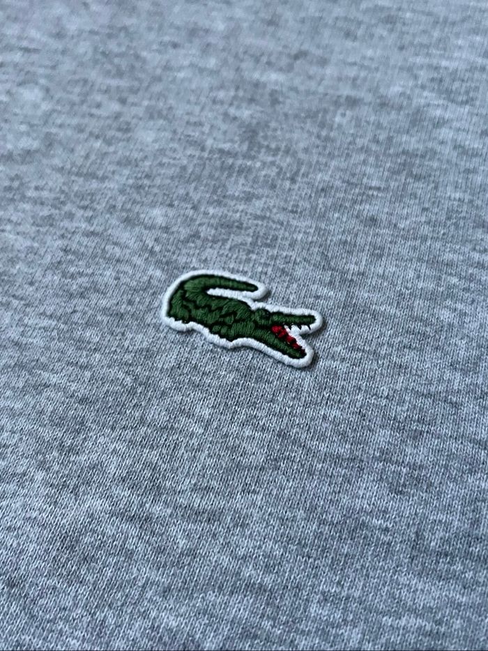 Pull à col rond Lacoste Sport gris - S - photo numéro 4