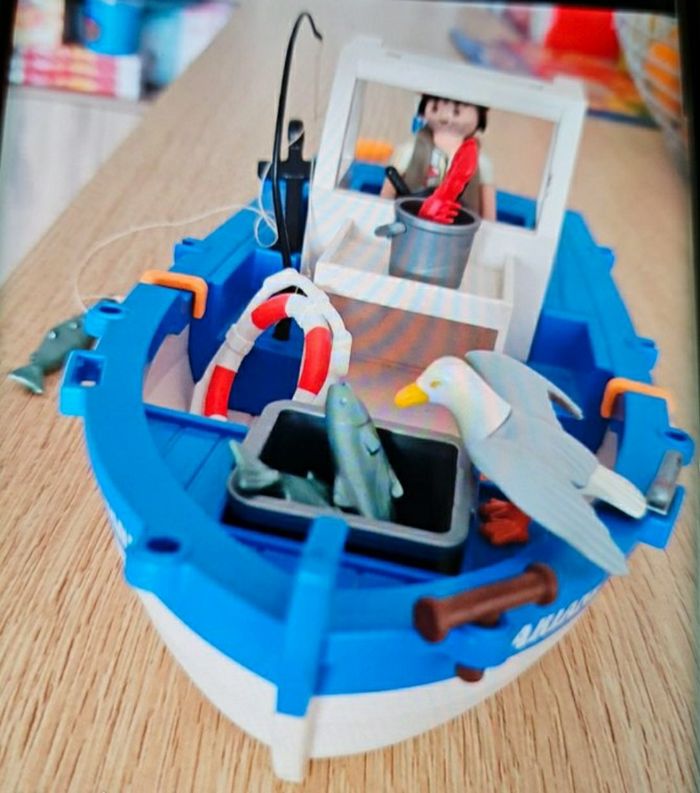 Bateau pêcheur Playmobil - photo numéro 3
