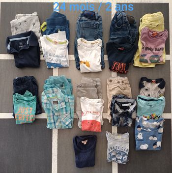 Lot été garçon 24 mois/2 ans