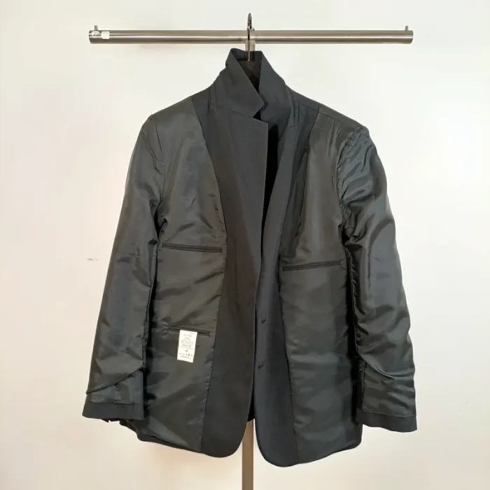 Veste de costume noire VAL-N0002 - Taille 48 A492 - photo numéro 11