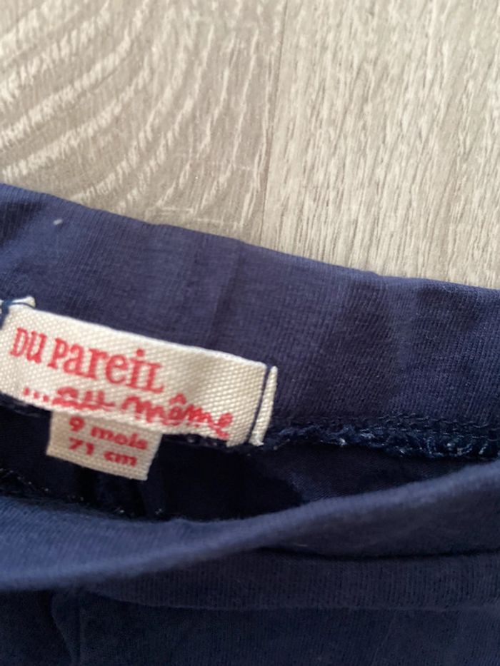 Ensemble dpam 9 mois 71 cm blouse et legging - photo numéro 4