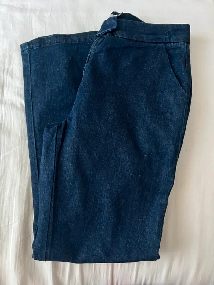 Pantalon jean bleu foncé Somewhere - photo numéro 5