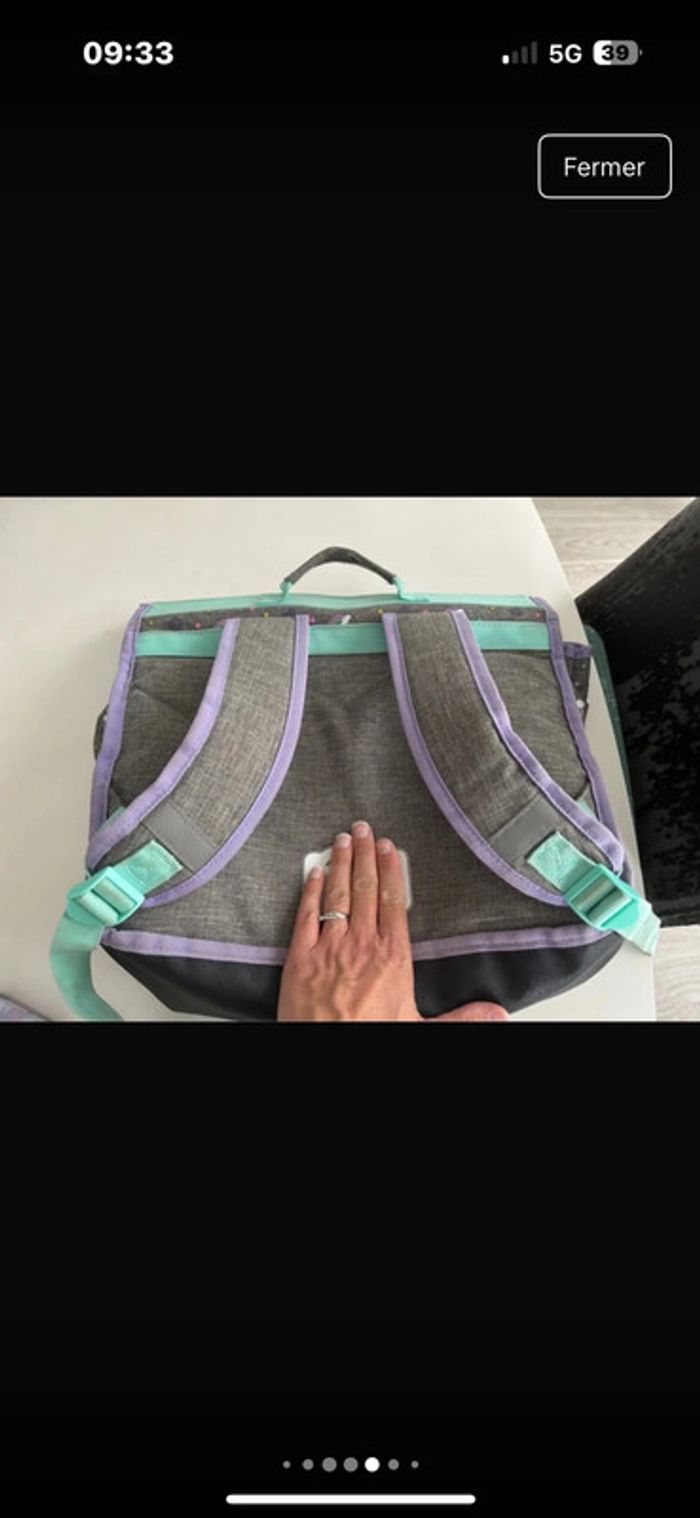 Cartable licorne école - photo numéro 8