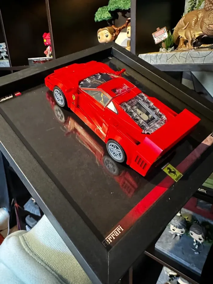 Cadre 3D LEGO Ferrari F40 - Format 20×20 cm - photo numéro 4