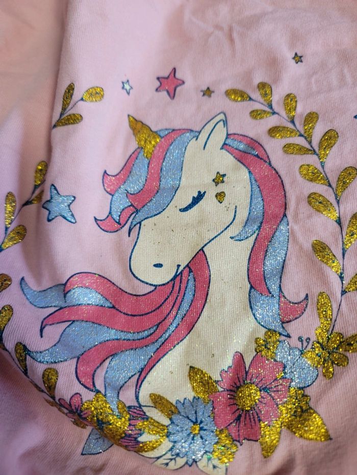 Robe rose licorne in extenso 14 ans tbe - photo numéro 5