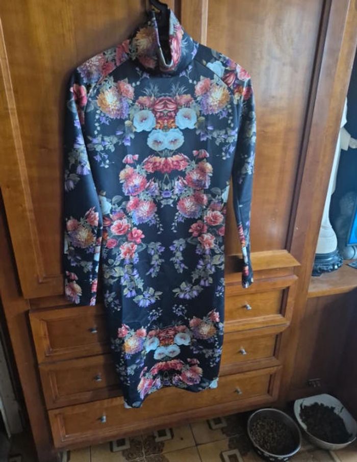 Robe longue manche longue zara