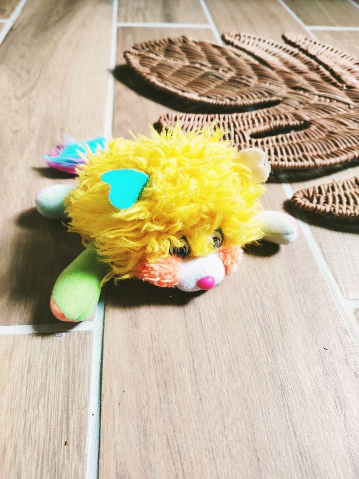 🐹 Peluche doudou petit Popples transformable vintage