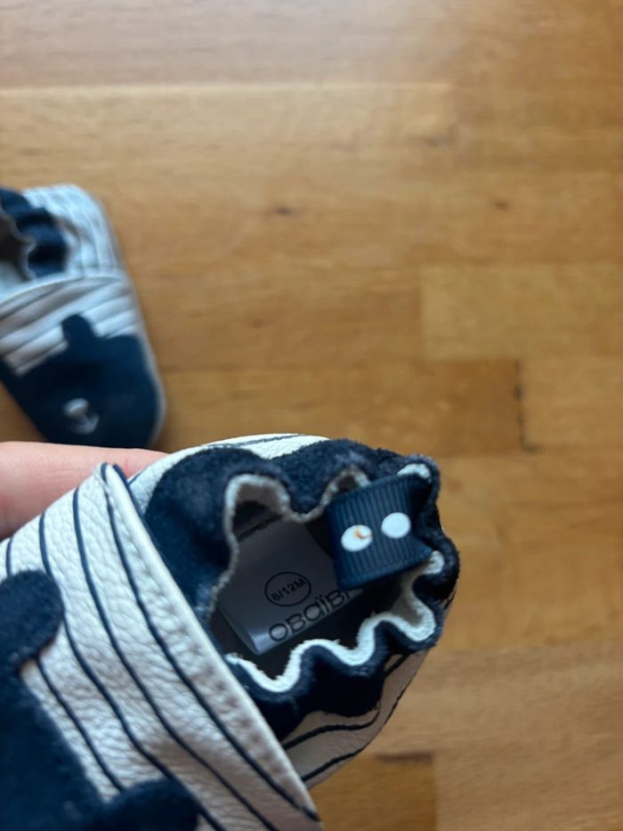 Chaussons souples bébé Obaibi 6/12 mois garçon - photo numéro 2