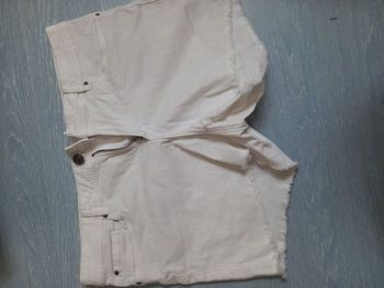 Short femme blanc 42