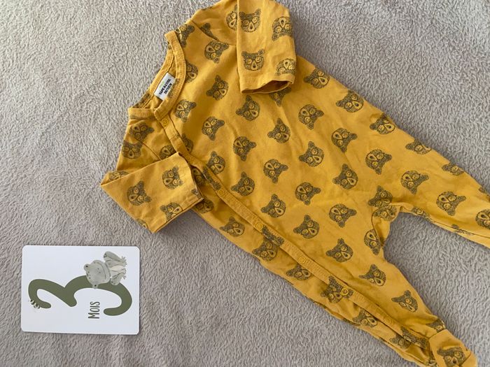 Lot de 3 pyjamas légers – 3 mois - photo numéro 4