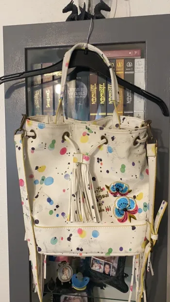 sac bandoulière + portefeuille la vida es chula Desigual