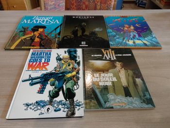   Lot de 5 BD, divers,(5, 99 les 5)(6)