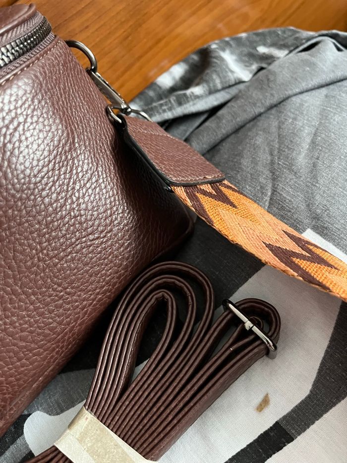 Sac a bandoulière marron - photo numéro 4