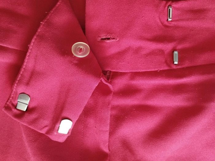 Pantacourt Femme Rouge – Taille 44 – Été / Bureau / Chic - photo numéro 4