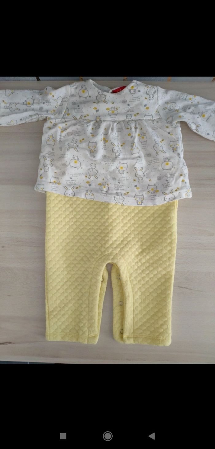 Pyjama lapin sans pied Tissaia 12 mois