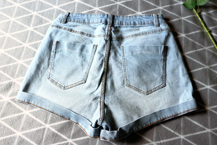🌸 Short en jean taille haute, Kiabi, 38 - photo numéro 2